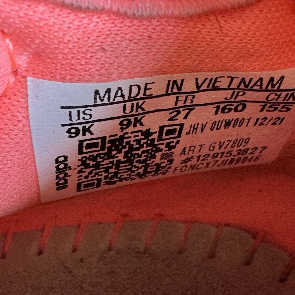 Size 9c - Kids Adidas AltaVenture I 'Acid Red Sky Rush' GV7809 Infant